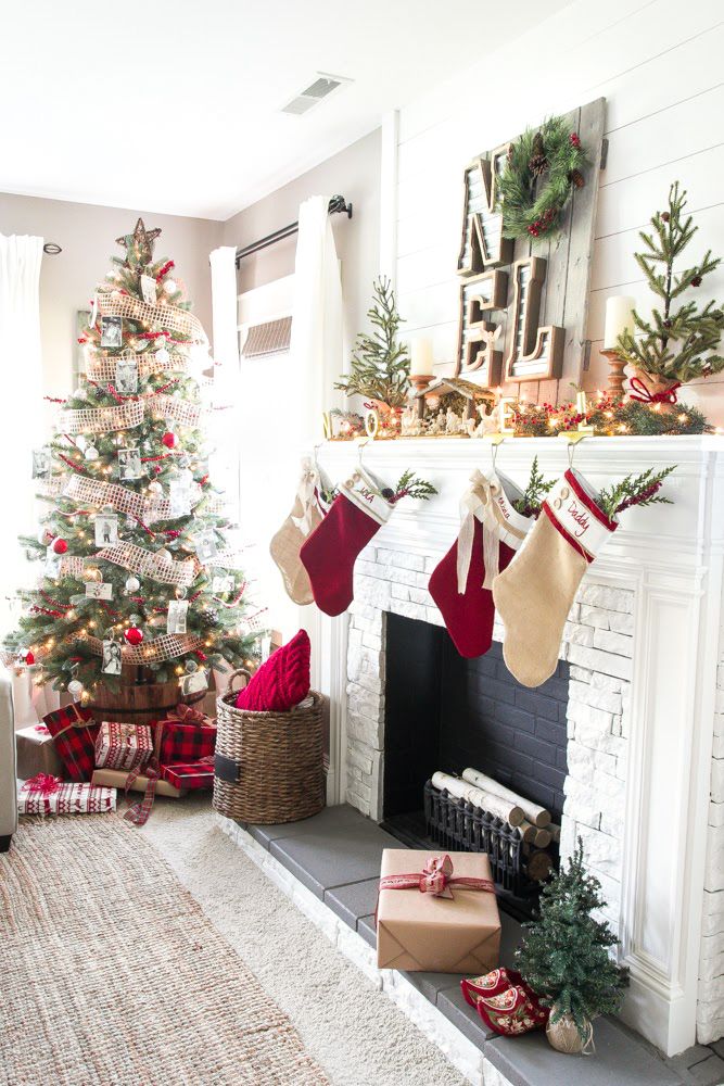 55 Dreamy Christmas Living Room Decor Ideas Christmas