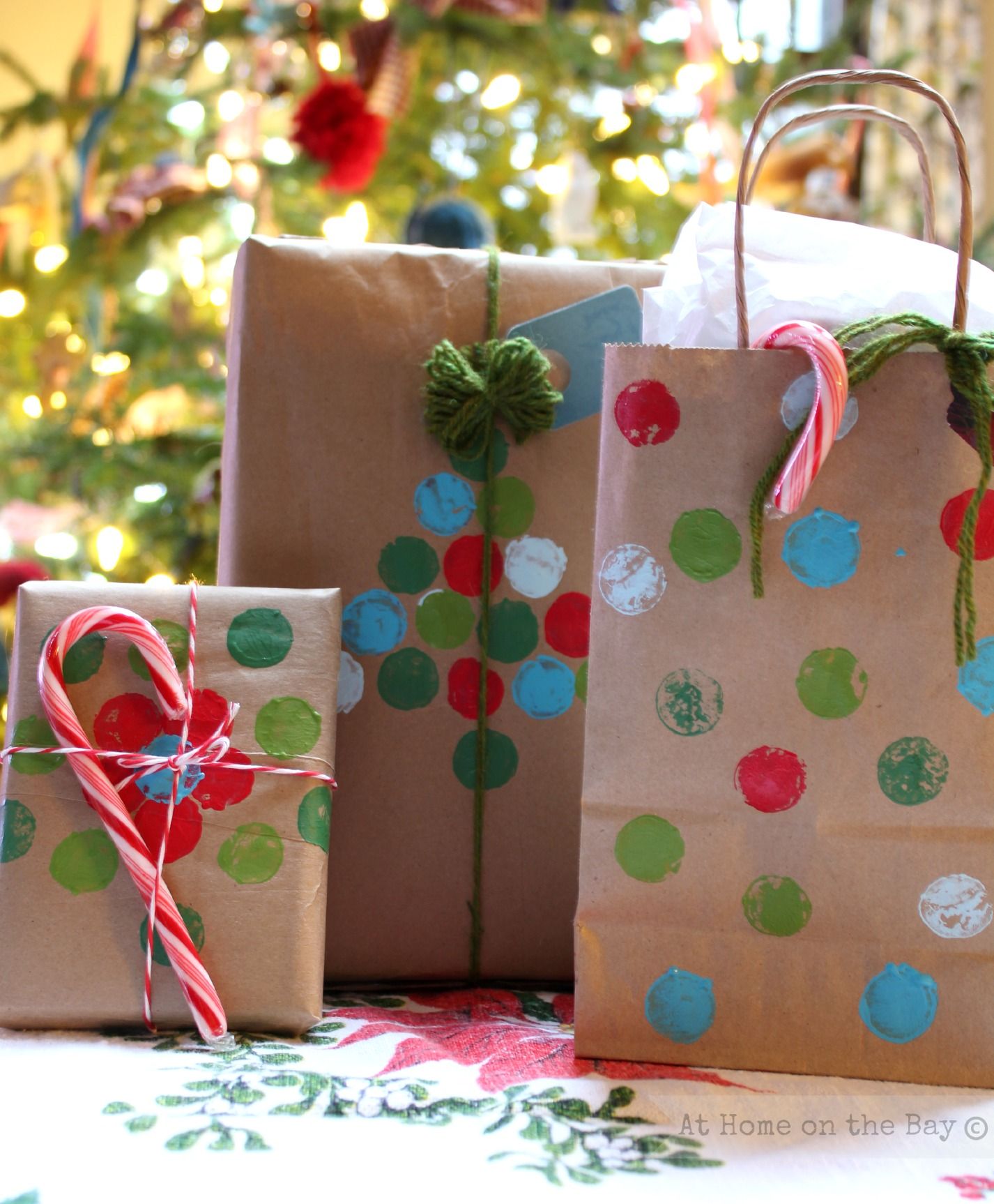 Oh My Crafts Blog Creative Christmas Gifts Decorated Gift Bags