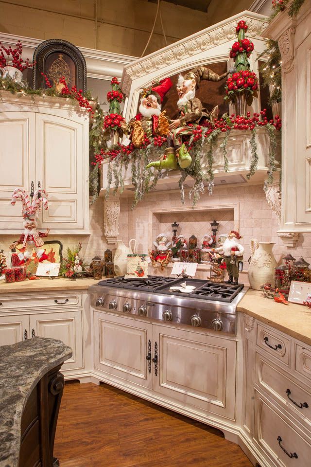Red Christmas Kitchen Decor Christmas Kitchen Decor Kitchen