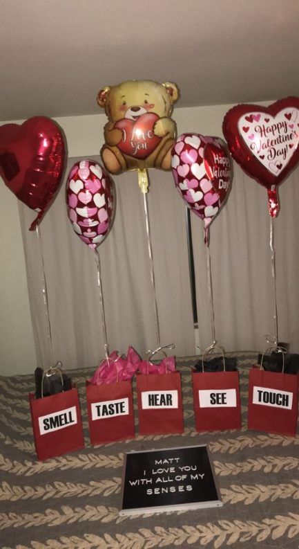 5 Senses Gift For Him Happy Valentine S Day Babe Simple