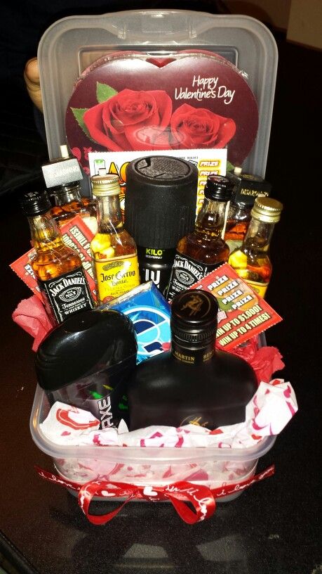 Diy Valentine S Day Gift Baskets For Him Valentine S Day Gift